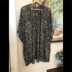 One Size (S-3XL) Leopard Kimono